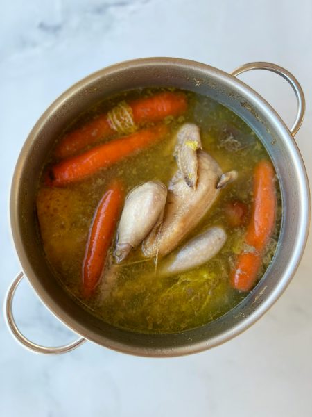 Poulet, Hühnersuppe, Gemüse, Soulfood
