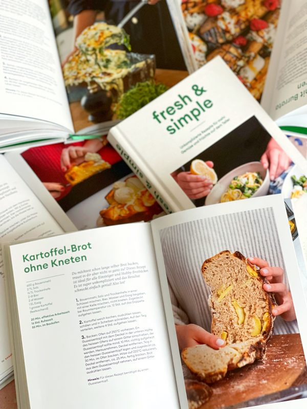 Weihnachtsgeschenk Kochbuch fresh & simple von Anastasia Lammer
